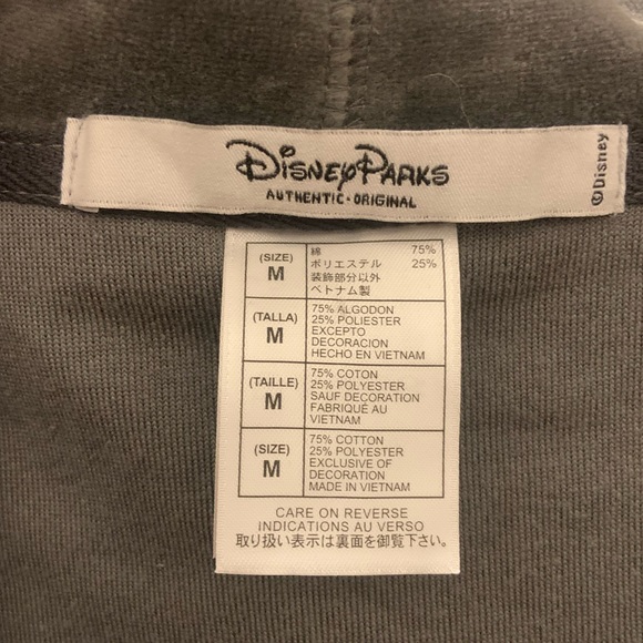 Disney Parks Authentic Sweater Mickey Mouse Velour - Picture 3 of 3